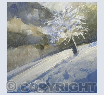 The Old Apple Tree in the Snow