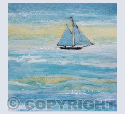 Bright Sparkling Day While Sailing the Dream