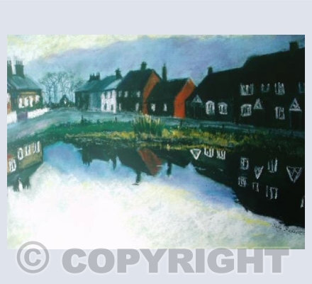 Aldbury Pond, Winter