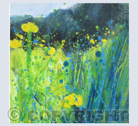 Bright Yellow in the Meadow