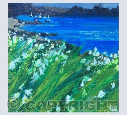 Edged by Wild Garlic, Two on the Beach