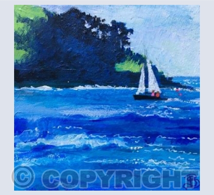Two in Pink and Red, St Mawes