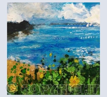 Wild Flowers, Sea Diamonds, St Mawes