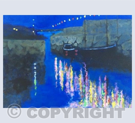 Harbour Reflections, Lights