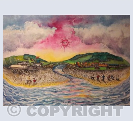 What a lovely day! Clarach Bay