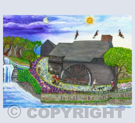 Furnace waterwheel