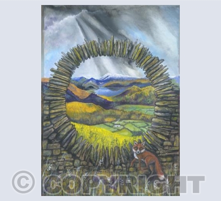 'The Inquisitive Fox' The Borrowdale Banksy