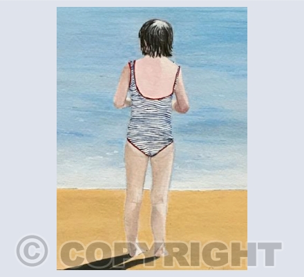 Looking out to sea