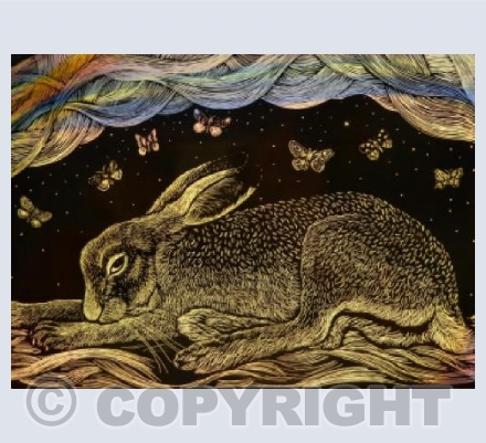The hare in her bower
