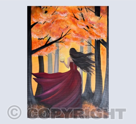 Autumn Forest Goddess, Citrine