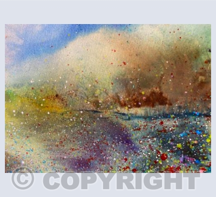 Abstract Summer Wildflower Meadow 2