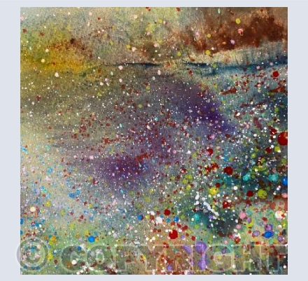 Abstract Summer Wildflower Meadow 3