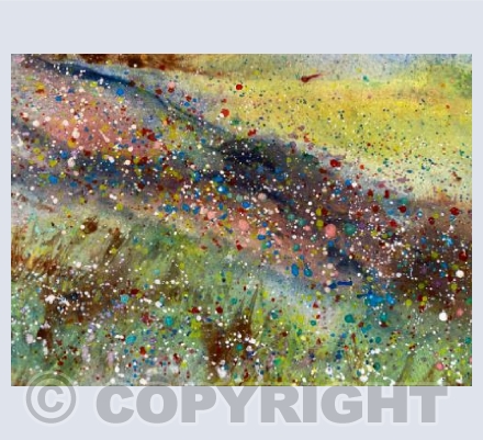 Abstract Summer Wildflower Meadow 5
