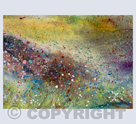 Abstract Summer Wildflower Meadow 4