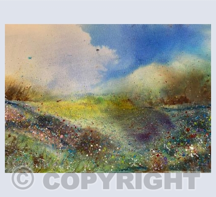 Abstract Summer Wildflower Meadow 1