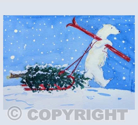 Bringing home the tree