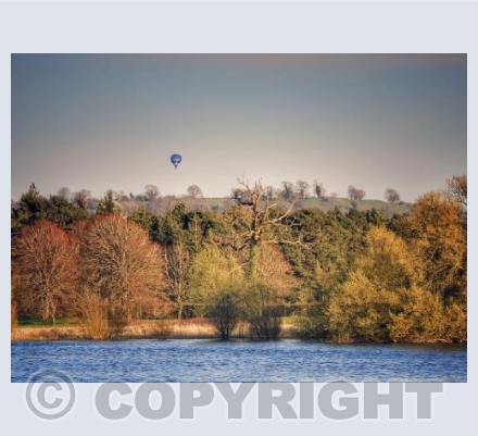 Hot Air Balloon over Moreton Point
