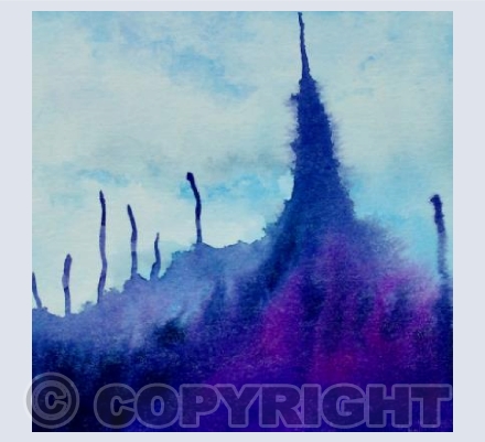 ‘Purple Haze’ fantasy landscape