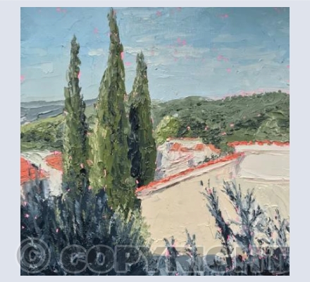 Cyprus trees