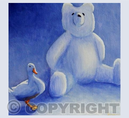 "all my own work" said white duck