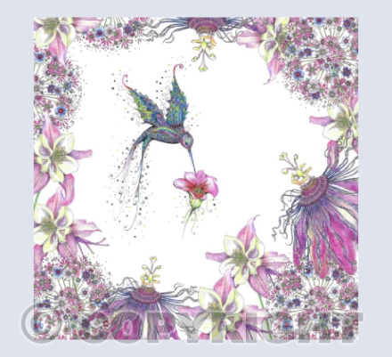 Purple Humming Bird Garden