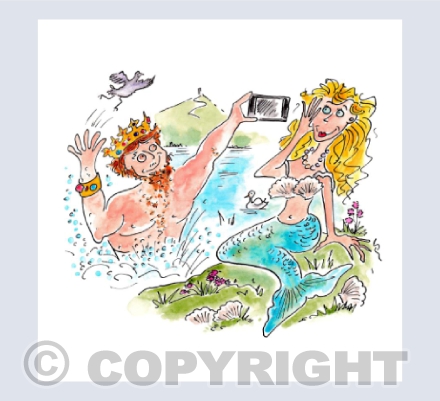 Mermaid distraction - Glastonbury Town