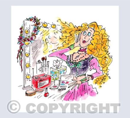 Preparing to be a goddess - Glastonbury Town