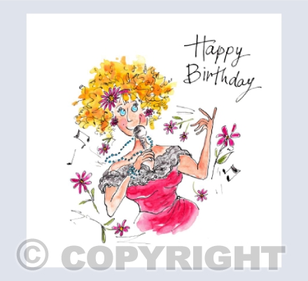 The singer - Happy Birthday