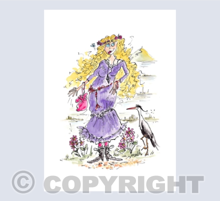 The Glastonbury babe