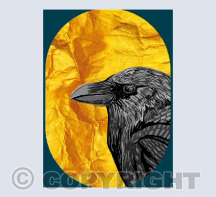 Raven on Gold