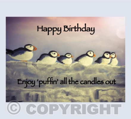 Puffin the candles