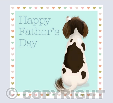 Father's Day Springer Spaniel Brown