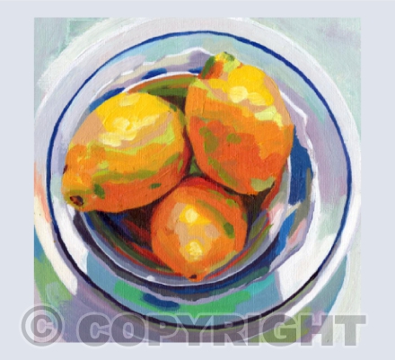 Colourful Kitchen Lemon Bowl I
