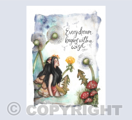 Every dream begins with a wish