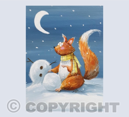 Stephen the Squirrel - Art by Doz