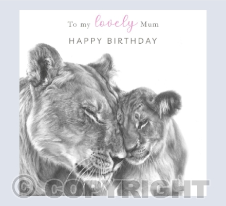 'Lion Love' - Happy Birthday Mum