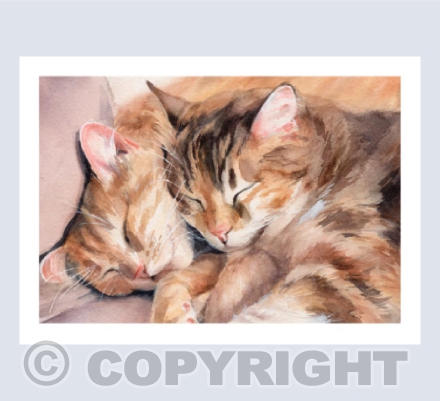 'Ezou & Dayelle' in Watercolour