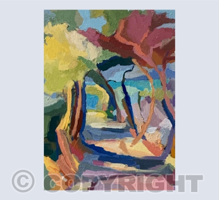 Wooded Path To The Sea