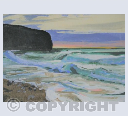 Llangrannog, Stormy Sunset