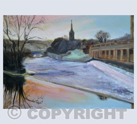 Sunrise at Pulteney Weir