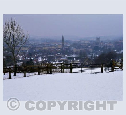 The City from Bathwick Fields