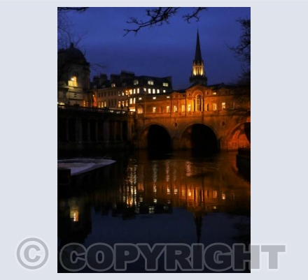 Pulteney Bridge at Night