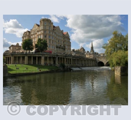 Empire and Pulteney Bridge, Summer