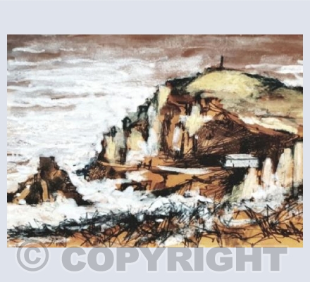 Cape Cornwall in Sepia