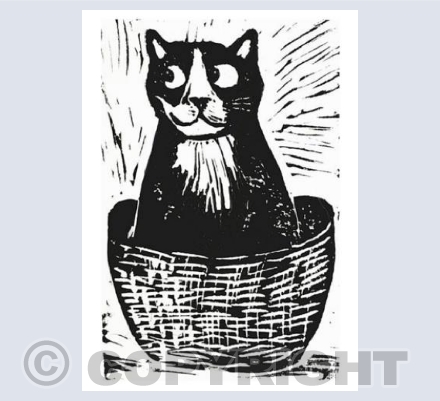 Cat in a Basket