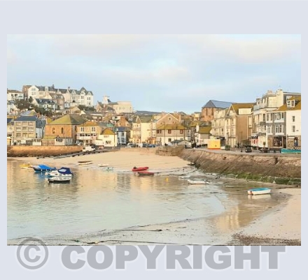 St Ives harbour Spring