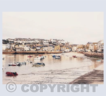 St Ives Harbour Beach Lowtide