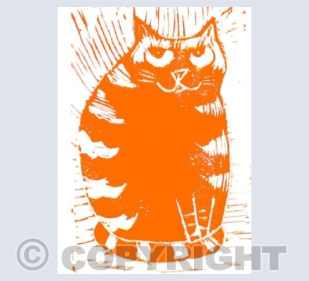 Ginger Stripey Cat