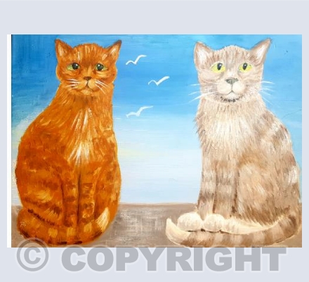 Gossip by the harbour