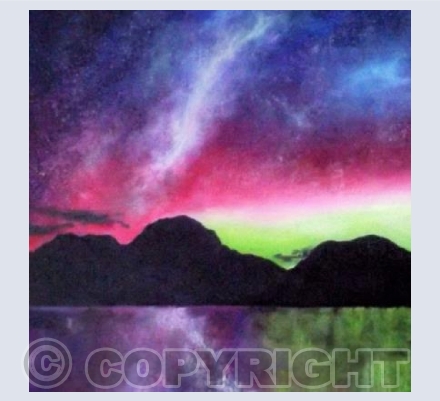 Aurora Greeting Card